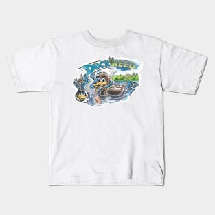 Duckweed: hi-fashion hi-living Kids T-Shirt